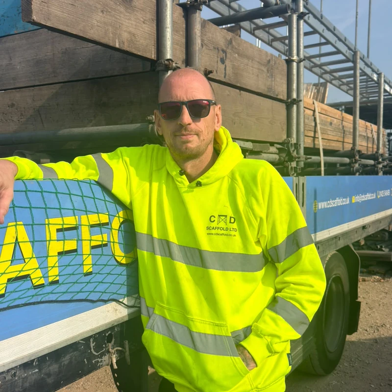 Danny Finnigan, Foreman at CD Scaffold Ltd
